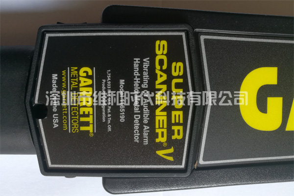 Garret蓋瑞特SupertScanner超級(jí)手持金屬探測(cè)器背面設(shè)計(jì)資料圖